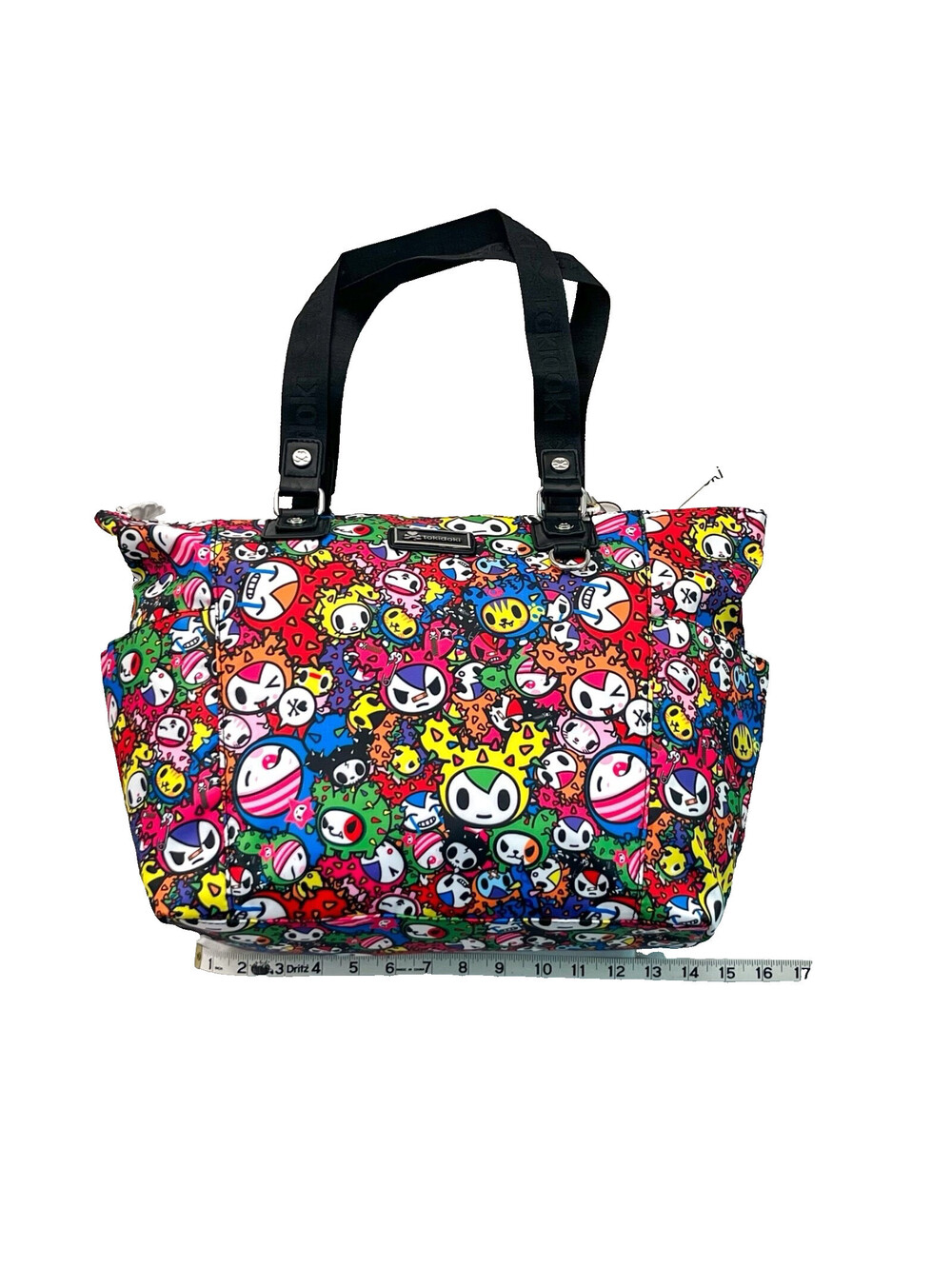 Vintage Tokidoki Cactus Friends Zipper Tote Shoulder Bag Purse EUC